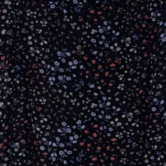 Abercrombie Kids Navy and Floral Dress Size 13/14 - Picture 3 of 10